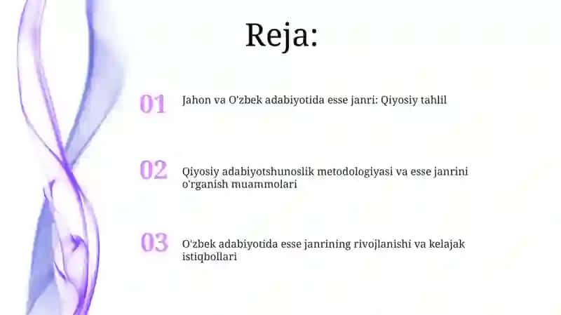 Jahon adabiyotini qiyosiy-tarixiy o'rganilishi 2
