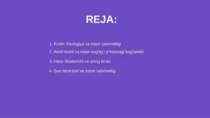 Inson salomatligiga ekologiyaning taʼsiri 2