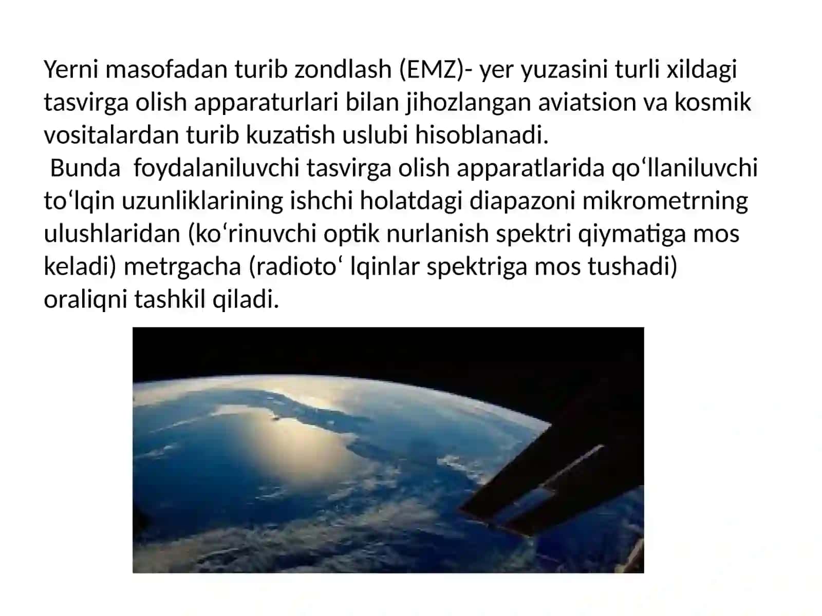 Yerni masofadan turib zondlash (EMZ) 2