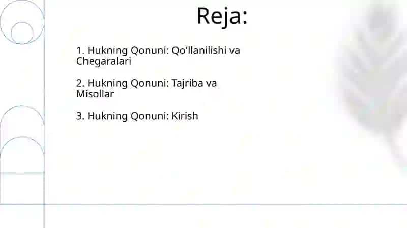 Elastik kuchi Guk qonuni 2