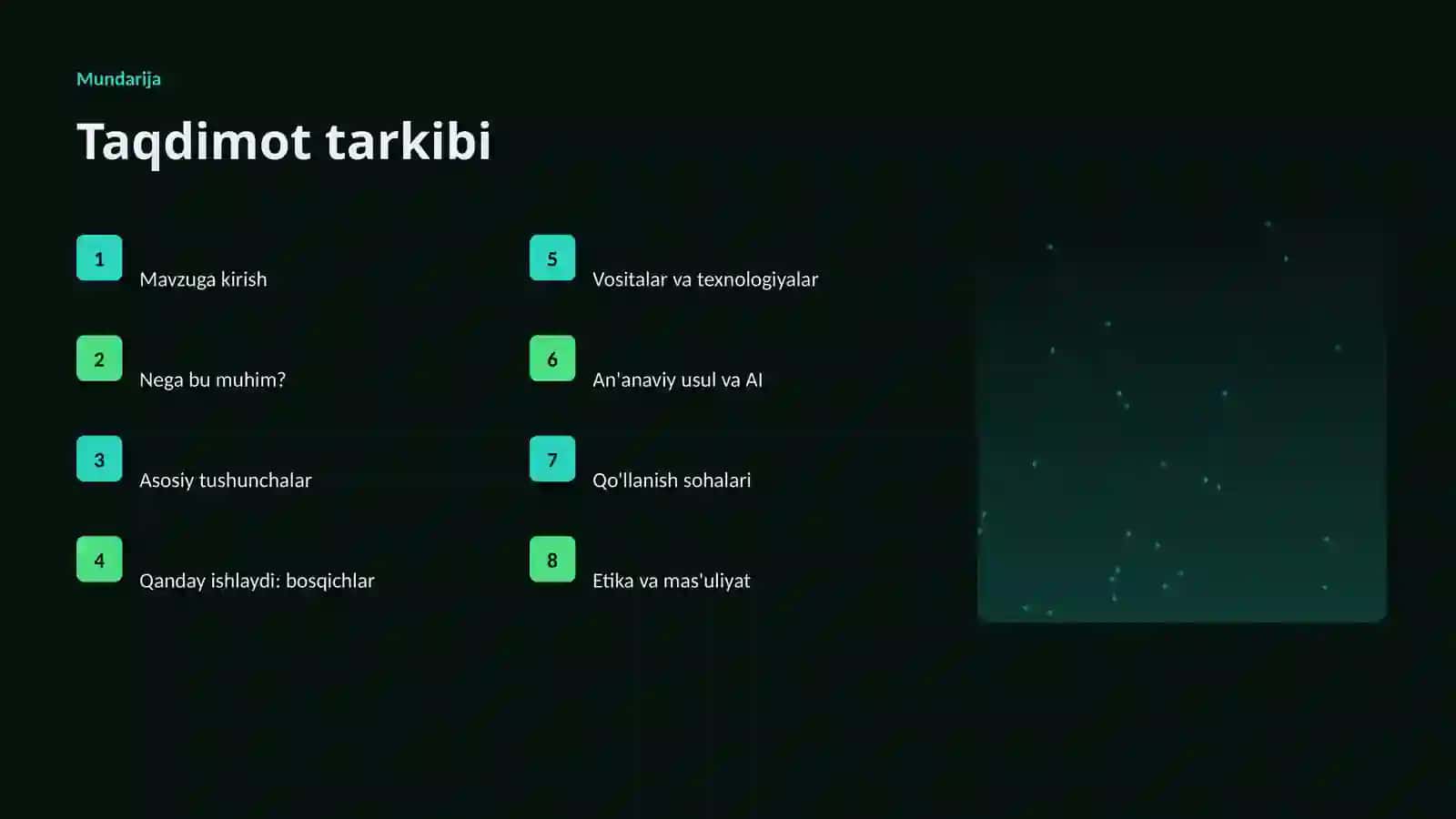 Sun'iy intellekt • premium taqdimot 2