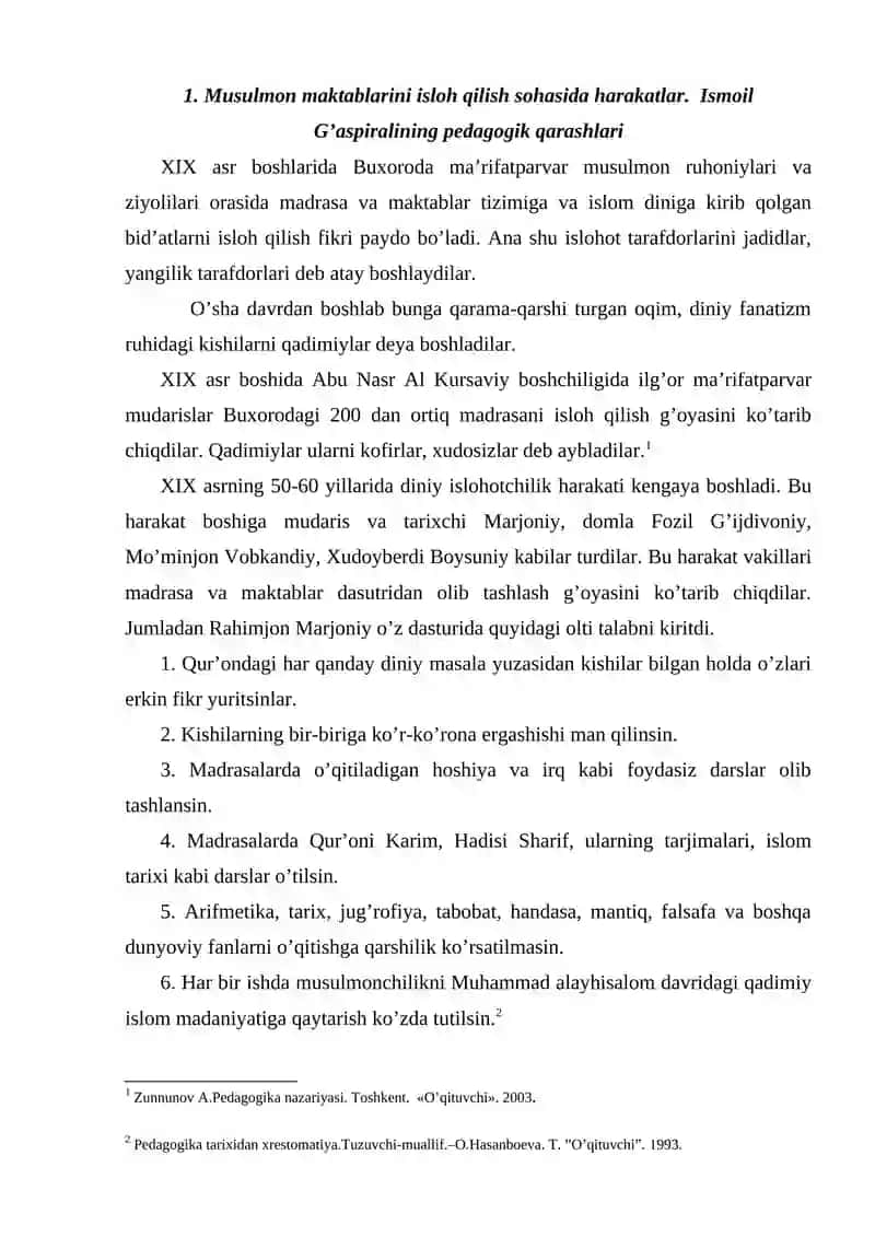 Jadid Mutafakkirlarining Pedagogik Qarashlari 2