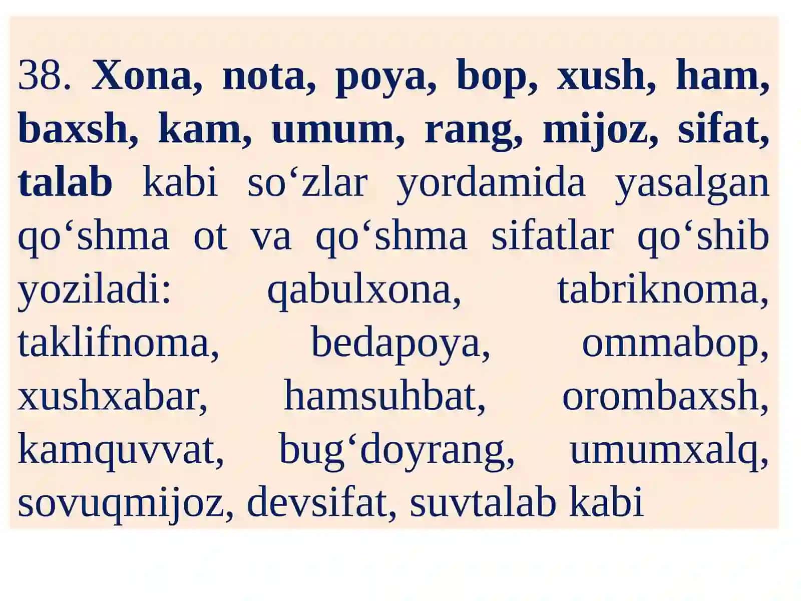 Qo‘shibyozishqoidalari 2