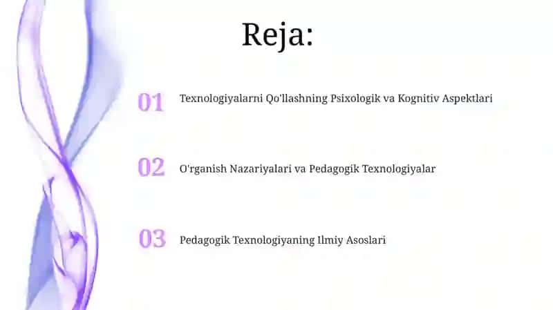 Pedagogik Texnologiyaning Ilmiy Asoslari 2