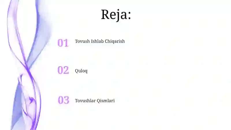 Tovush paylari,tovushning kelib chiqishi,Quloq 2