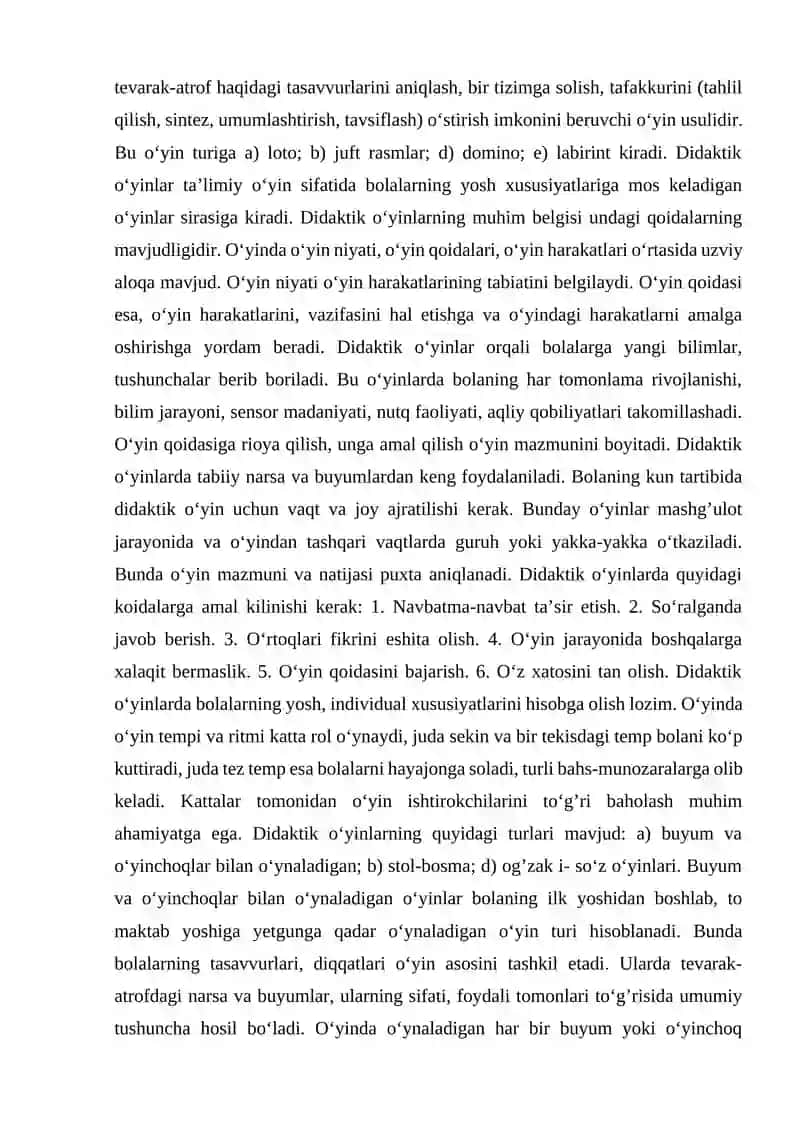 Ta’limiy o‘yinlar va ularning pedagogik ahamiyati 2