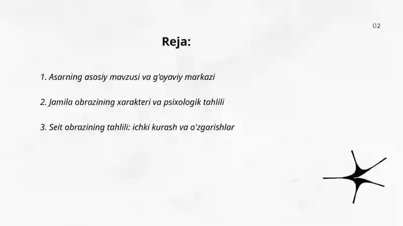 Chingiz Aytmatov "Jamila" asari tahlili 2