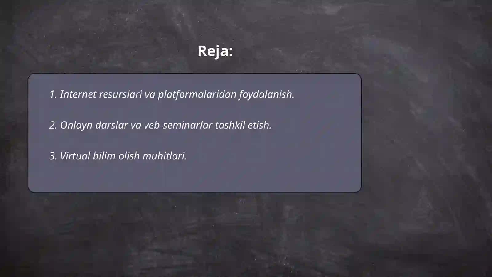Ta'lim jarayonini tashkil etishda internet xizmatlaridan foydalanish 2
