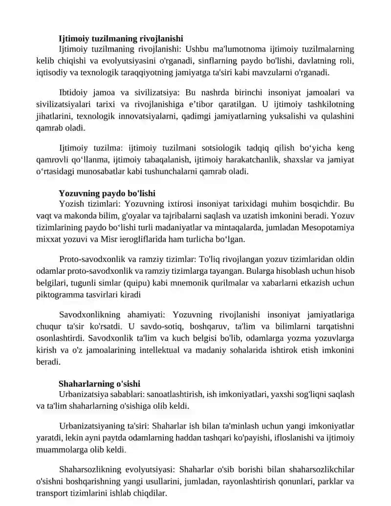 Ibtidoiy Jamoa Va Sivilizatsiya 2