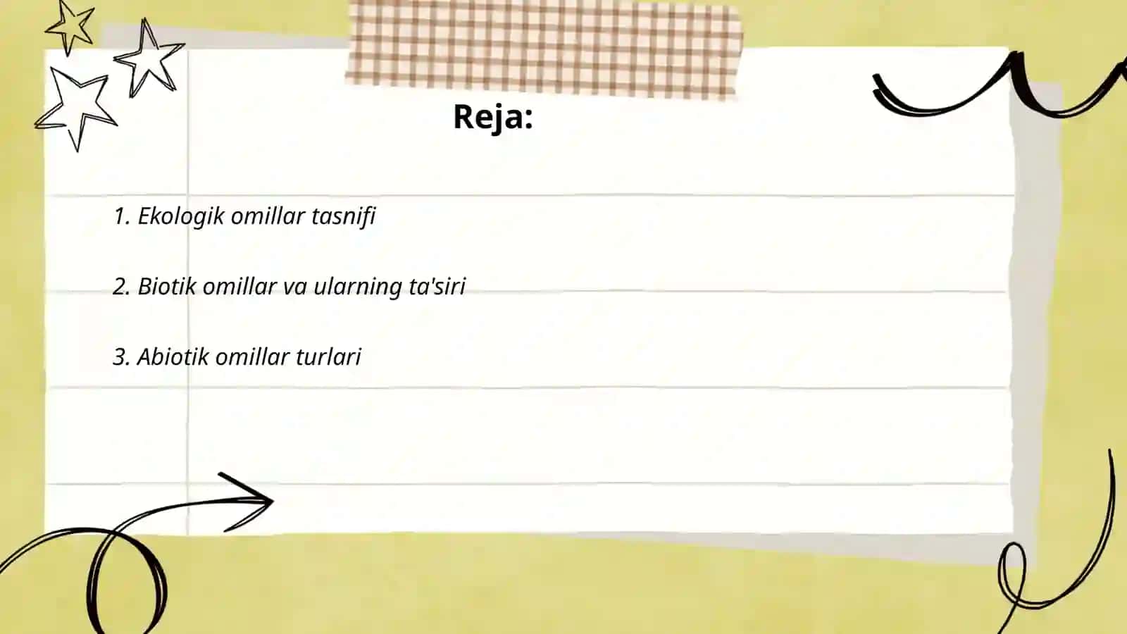 Ekologik omillar va muhit 2