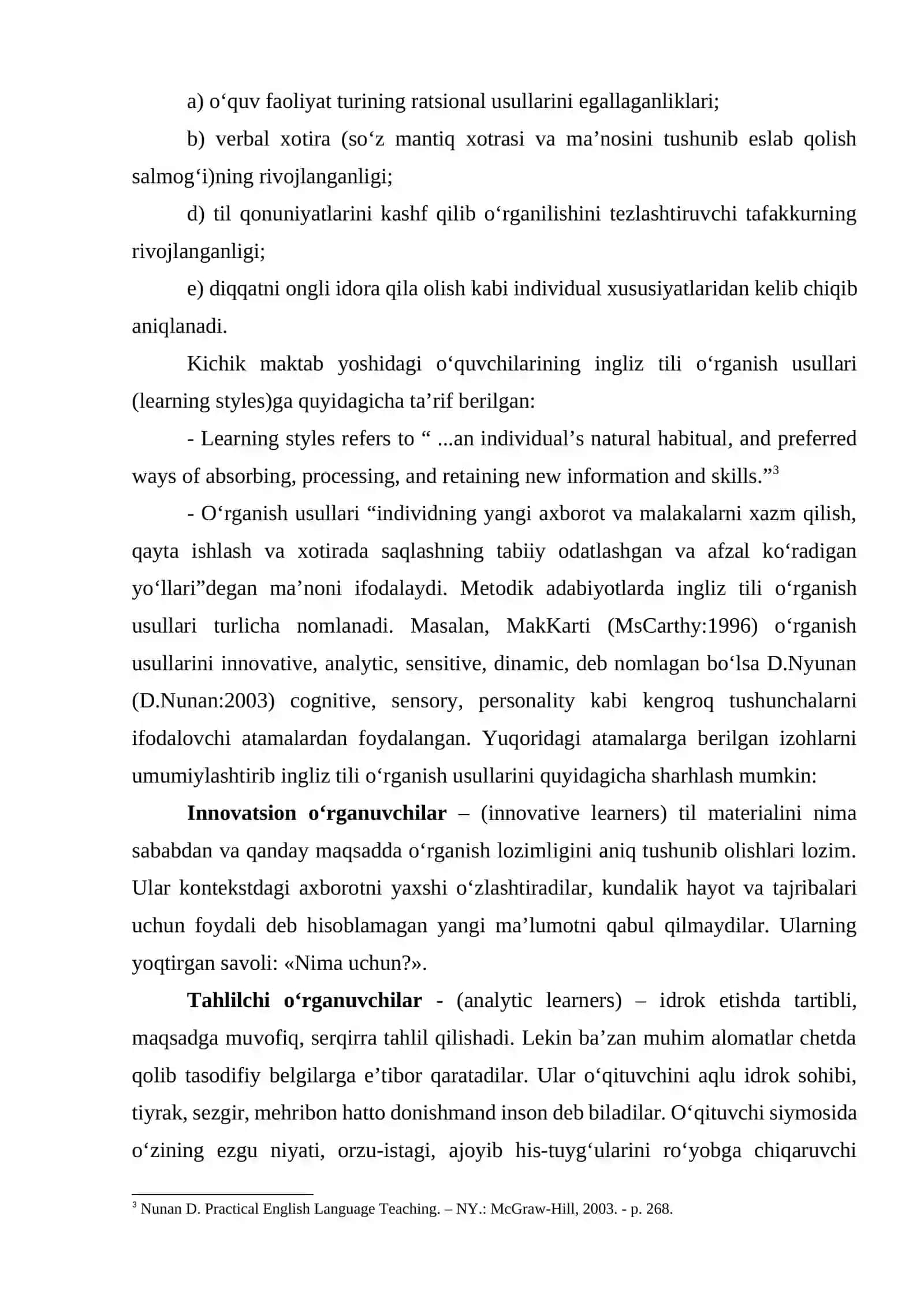 BOSHLANG‘ICH SINFLARDA INGLIZ TILI O‘RGANISH USULLARI 2