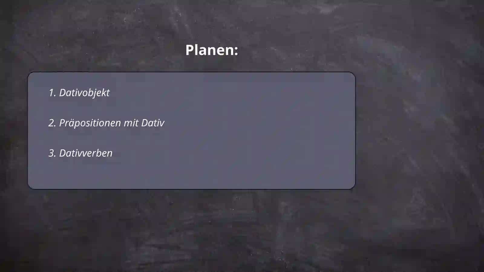 Dativ 2