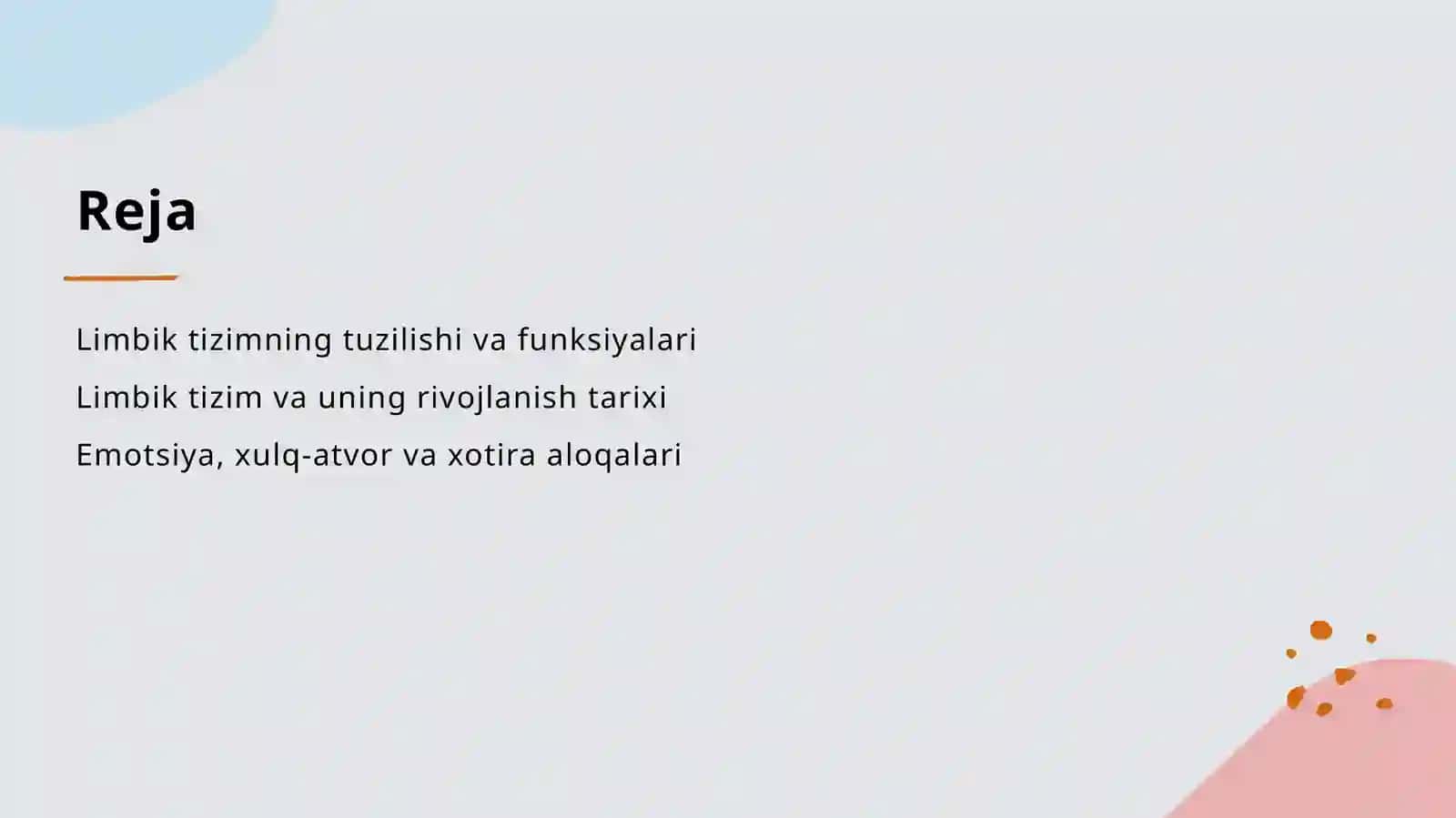 Limbik tizim va uning genezi 2