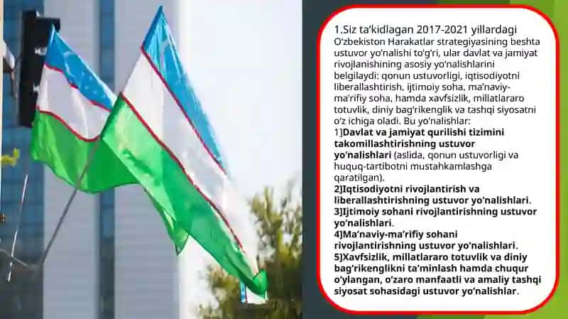 Oʻzbekiston Harakatlar strategiyasi 2
