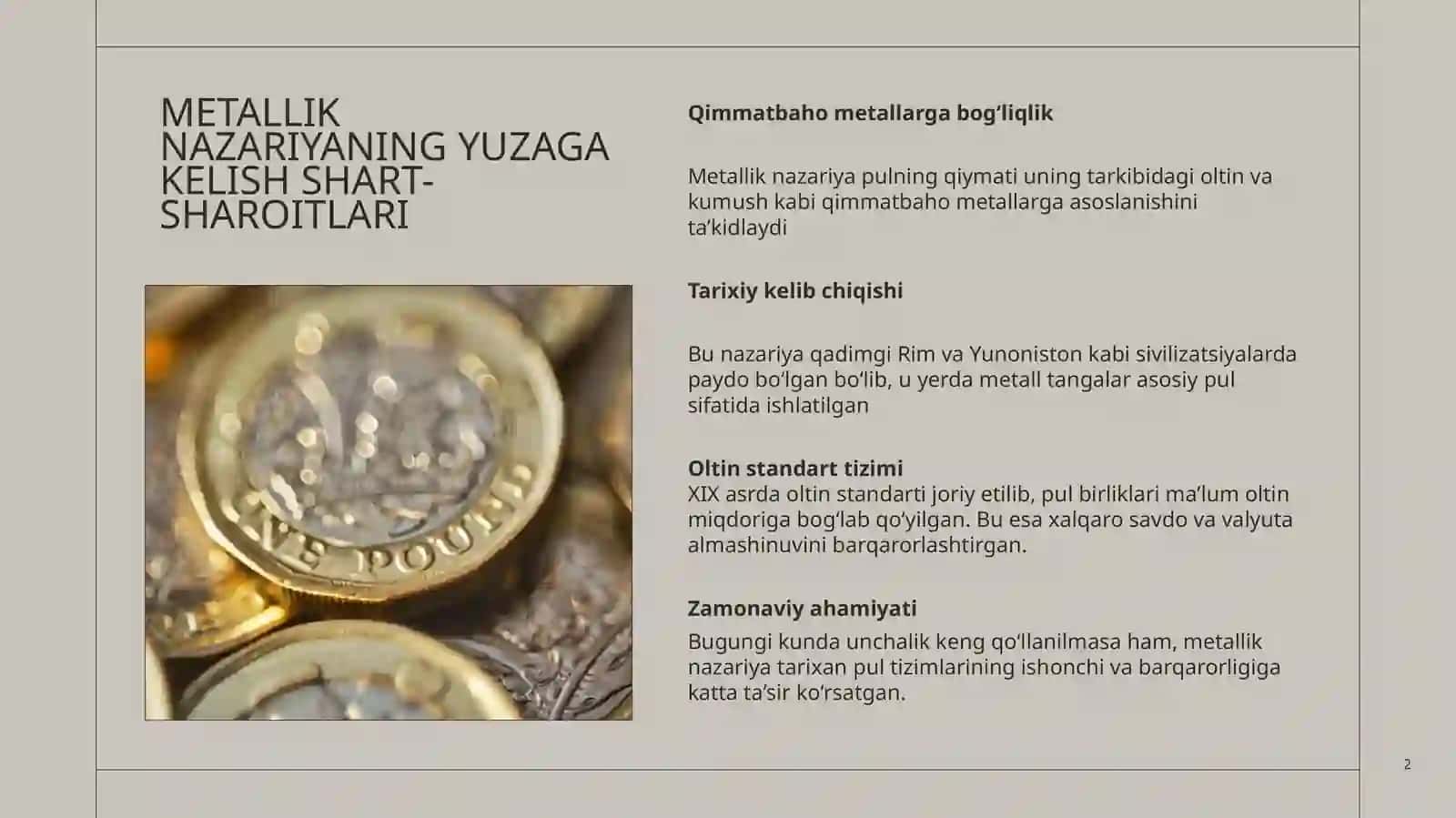 Pul Nazariyalari 2