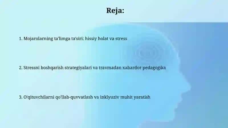 Pedagogik konfliktlarda emotsional holatvastress 2
