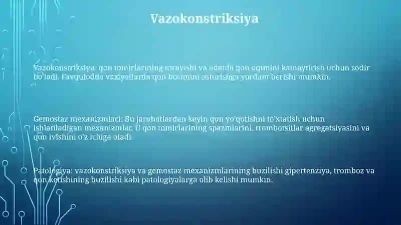 Gemostaz Mexanizmlari Va Uning Patologiyasi 2