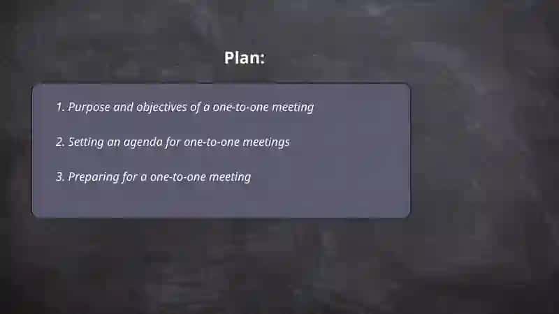 One-to-one Meeting Guide 2