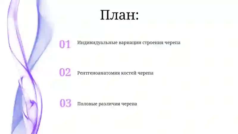 Рентгенанатомия костей черепа 2