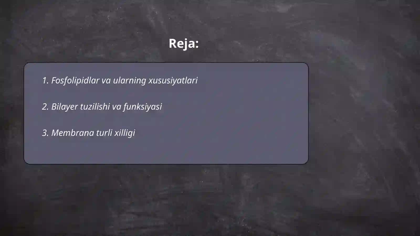 Biologik membranalar 2