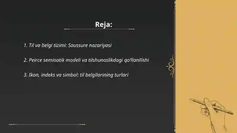 Tilshunoslik va semioatika 2