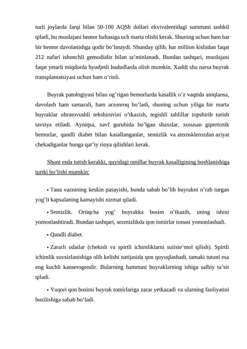 BUYRAK KASALLIKLARI 2