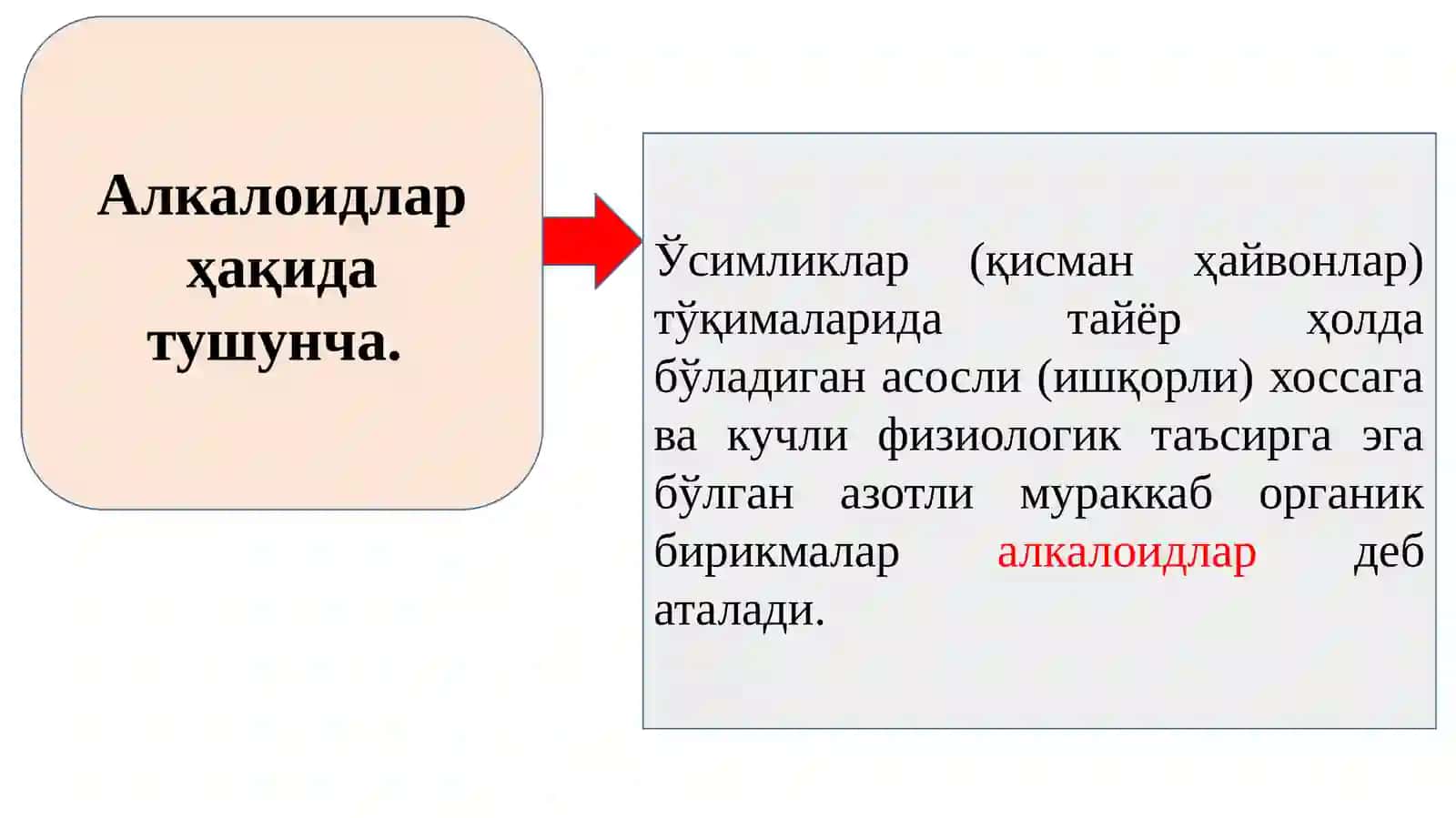 АЛКАЛОИДЛАР 2