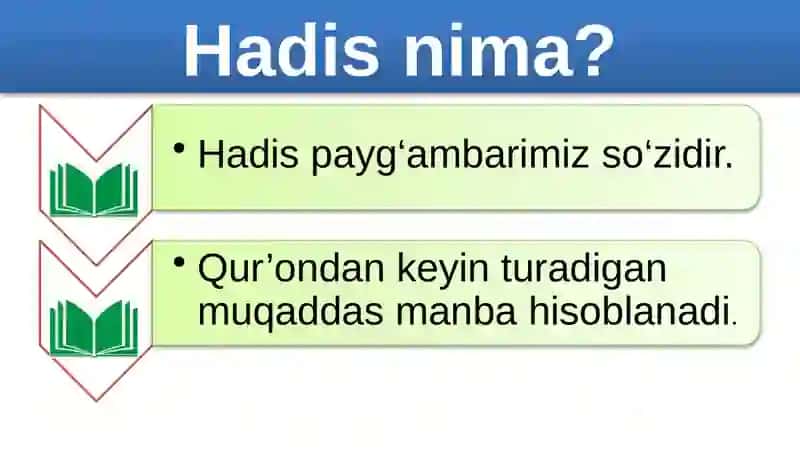 5-sinf adabiyot Hadislar tahlili 2