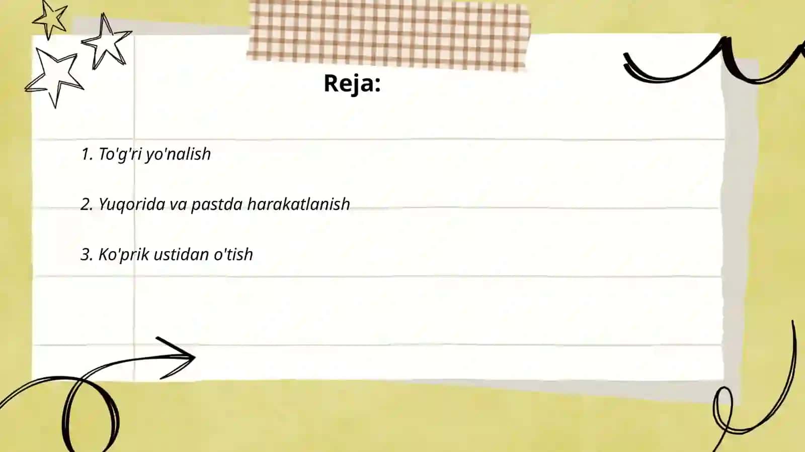 Yo`nalish predloglari 2