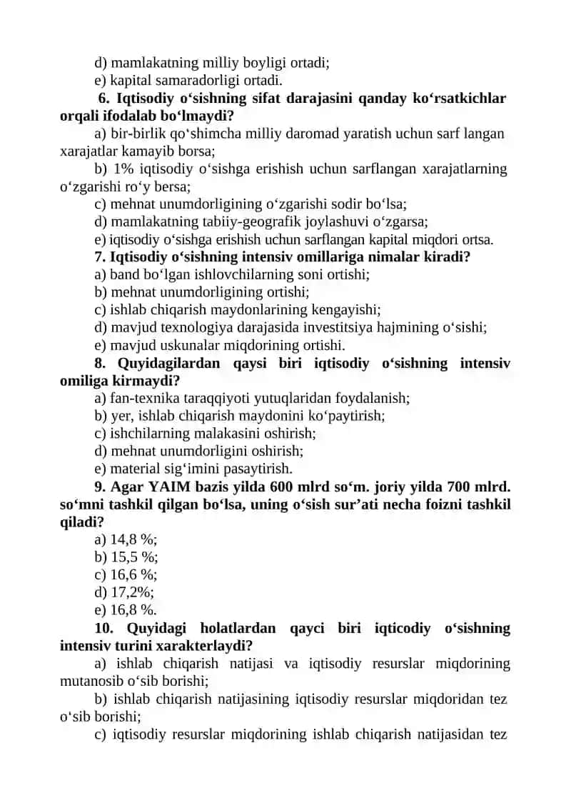 IQTISODIY O‘SISH VA MILLIY BOYLIK 2