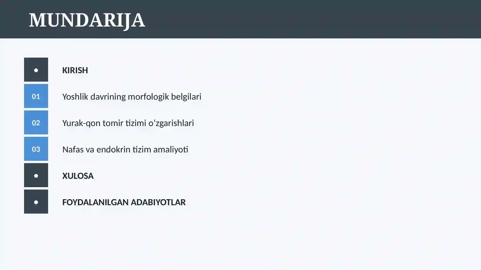 YOSHLIK DAVRLARNING MORFOLOGIK VA FIZIOLOGIK XUSUSIYATLARI 2