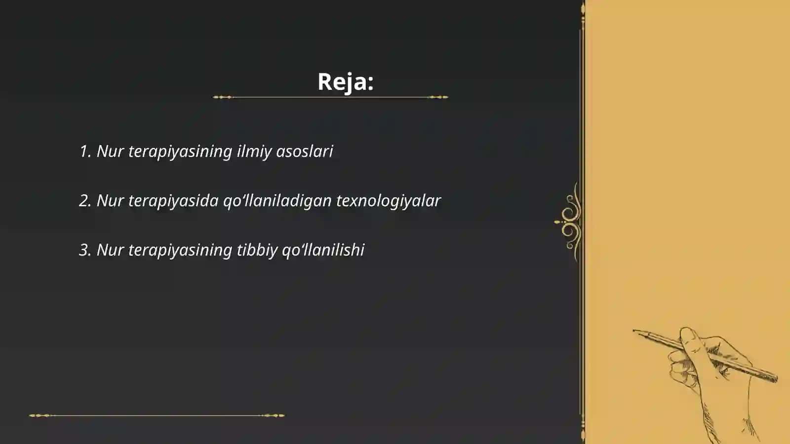 Nur terapiyasining texnik asoslari 2