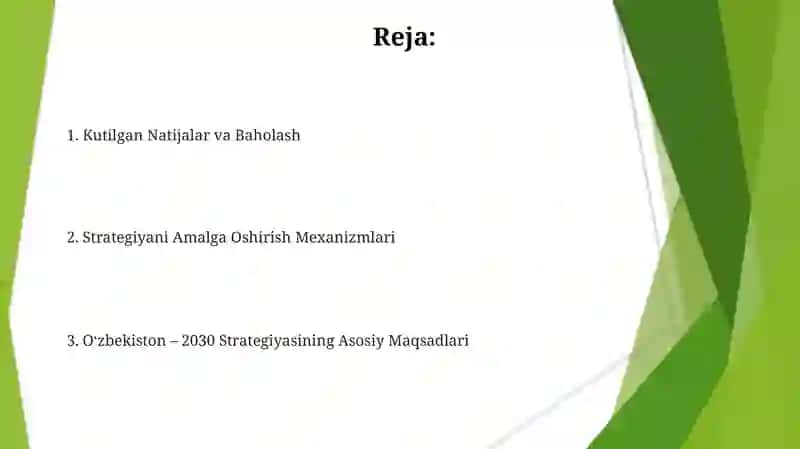 Oʻzbekiston - 2030 Strategiyasi 2