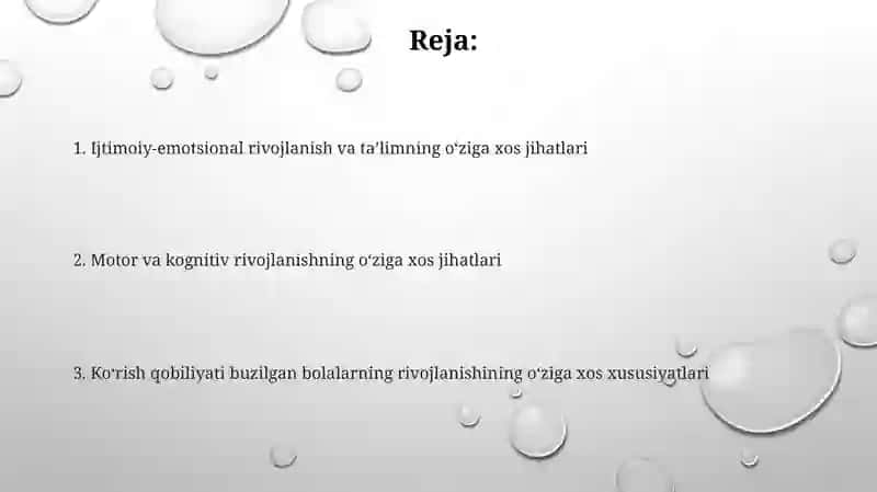 Bolalar rivojlanishi 2