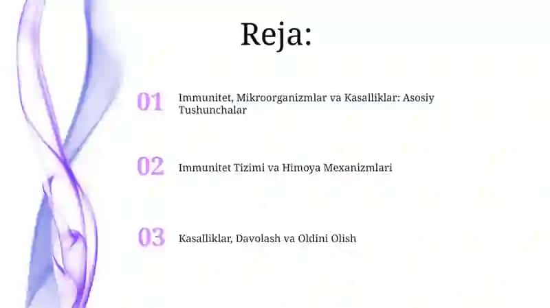 Immunitet va Mikroorganizmlar 2
