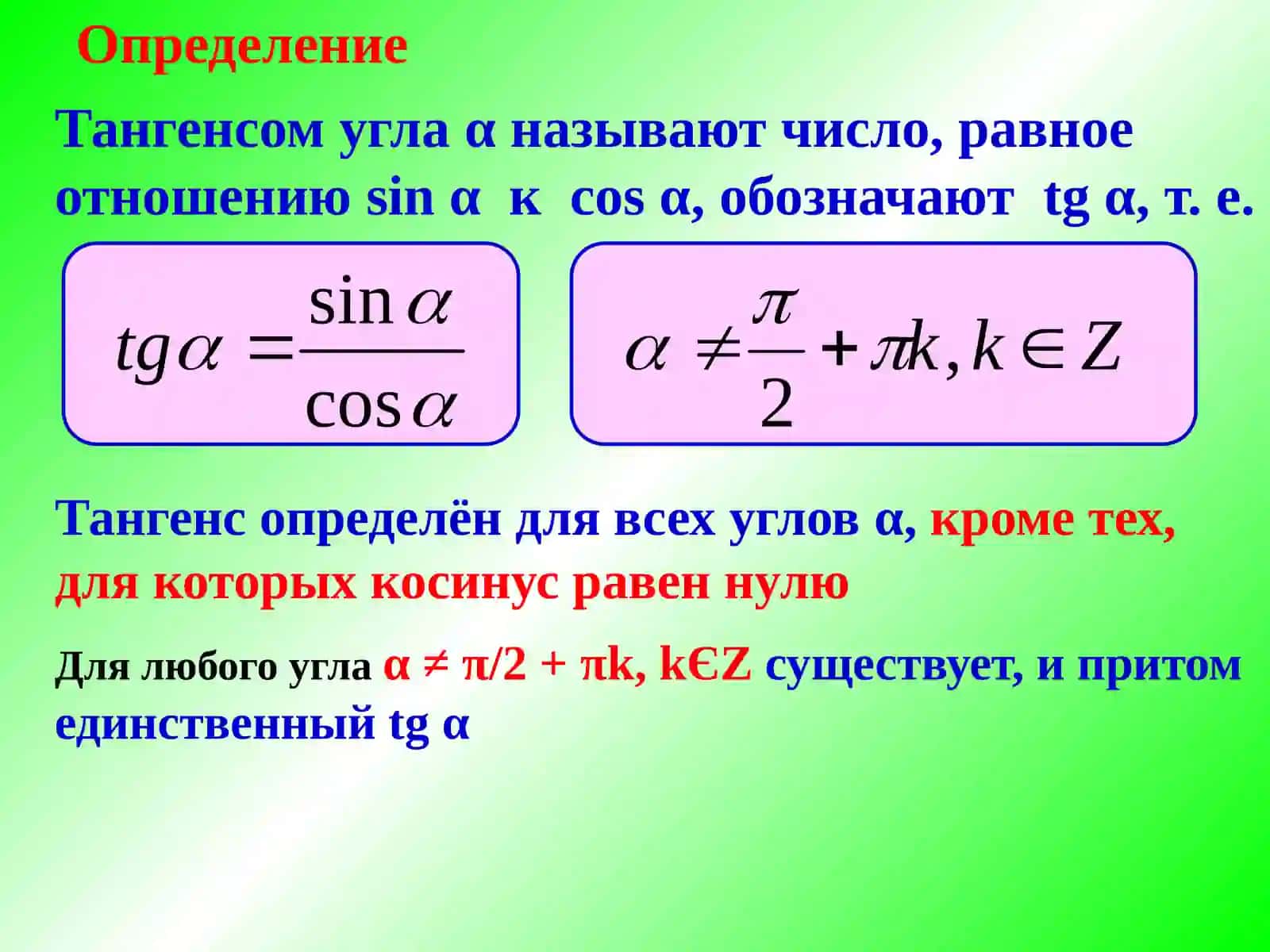 Тангенс и котангенс 2