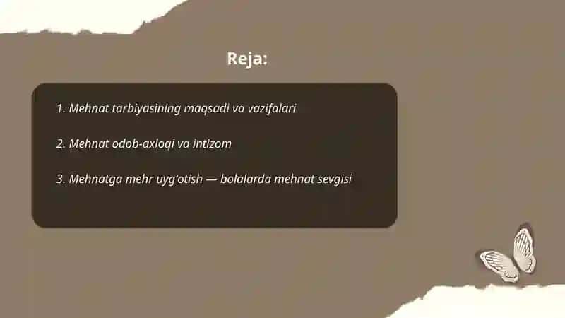 Mehnat tarbiyasi 2