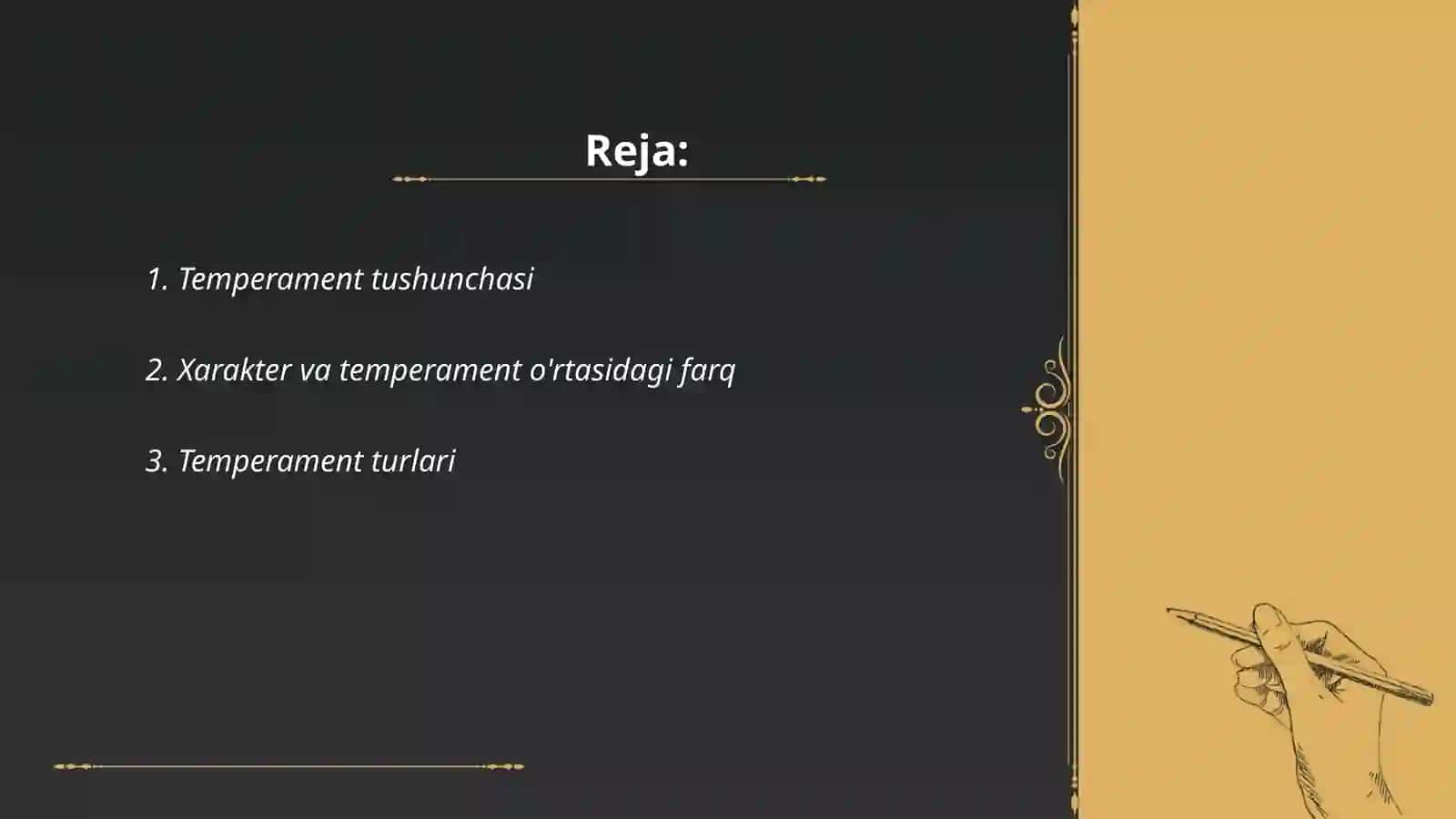 Temperament va xarakter 2