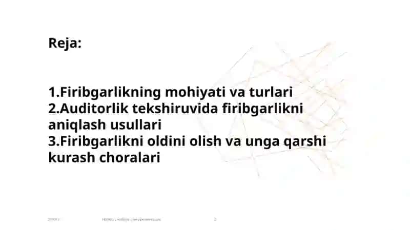 Firibgarlik tushunchasi 2