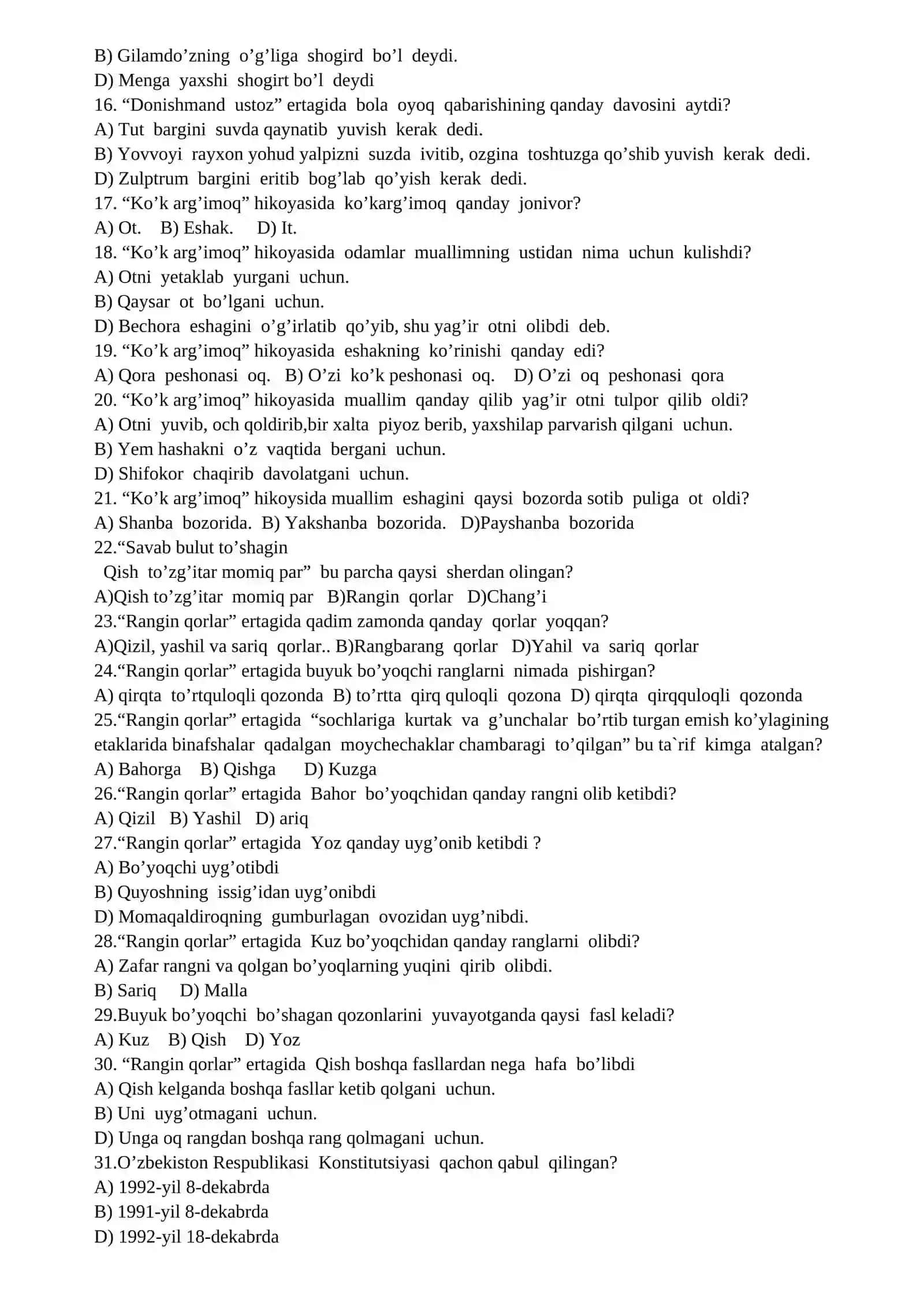 "Hunarsiz kishi o’limga yaqin" 2