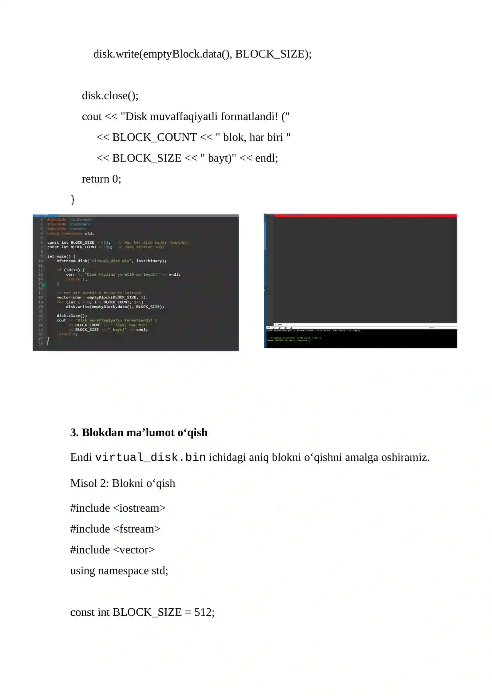 Diskni formatlash 2