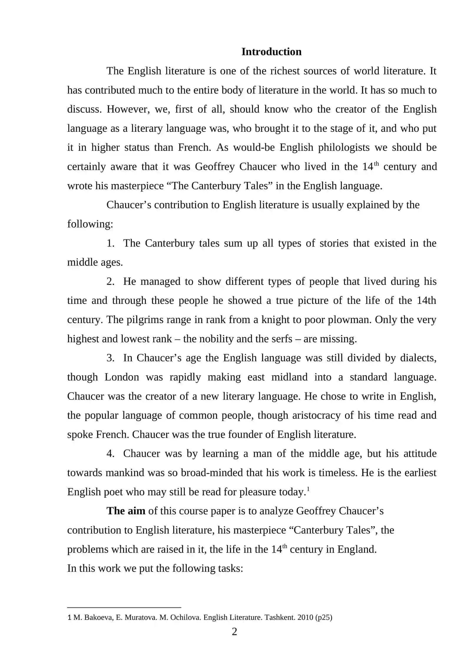 Geoffrey Chaucer’s lyric poetry 2