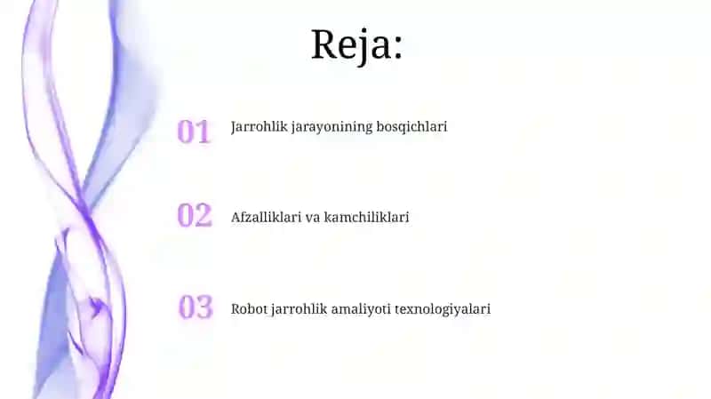 Robatlashtirilgan xirurgiya amaliyoti 2