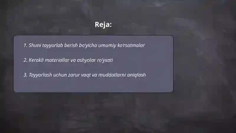 Shuni tayorlab bering 2