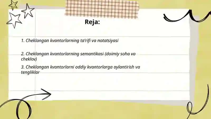 Cheklangan kvantorlar. Mantiqiy kvadrat 2