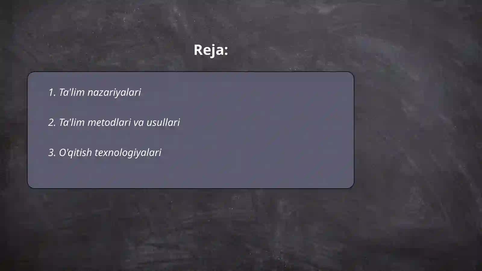 Umumiy padagokaning asosiy tarmoqlari 2