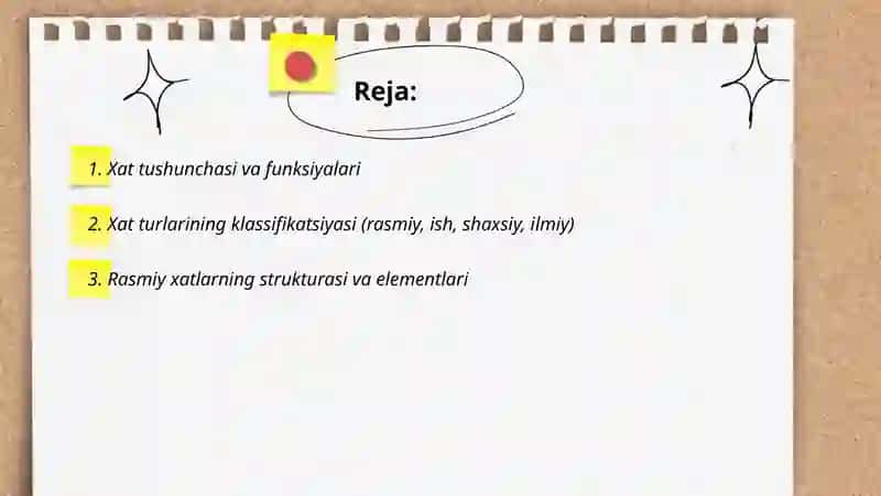Xat va ularning turlarini tahlil qilish 2