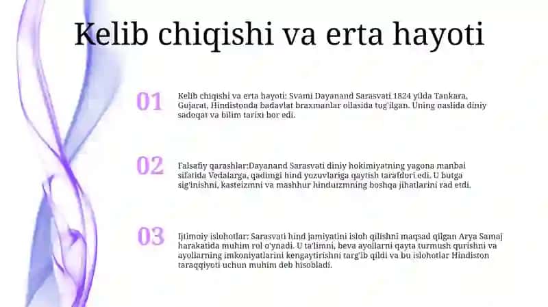 Falsafiy Qarashlari Sarasvati Dayanandaning 2