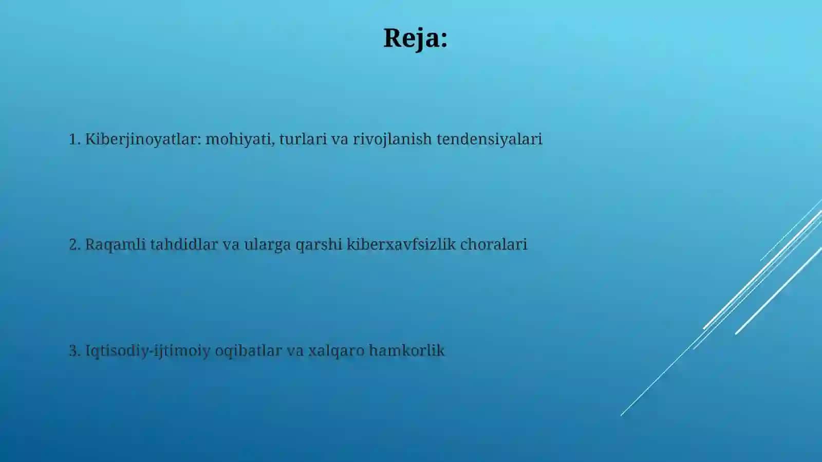 Kiberjinoyat va raqamli tahdidlar 2