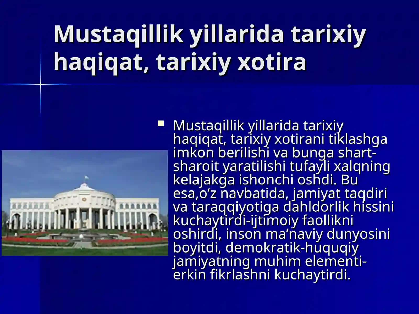 Tarixiy xotira g'oya va mafkuraviy jarayonlar 2